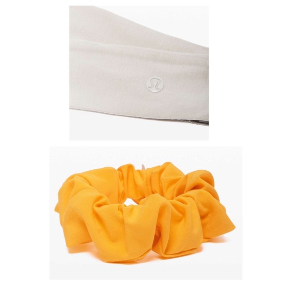 Unused Bundle: Lululemon Accessories: All Night Headband & Uplifting Scrunchie - Picture 2 of 7